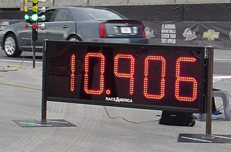 Oval track scoreboard system